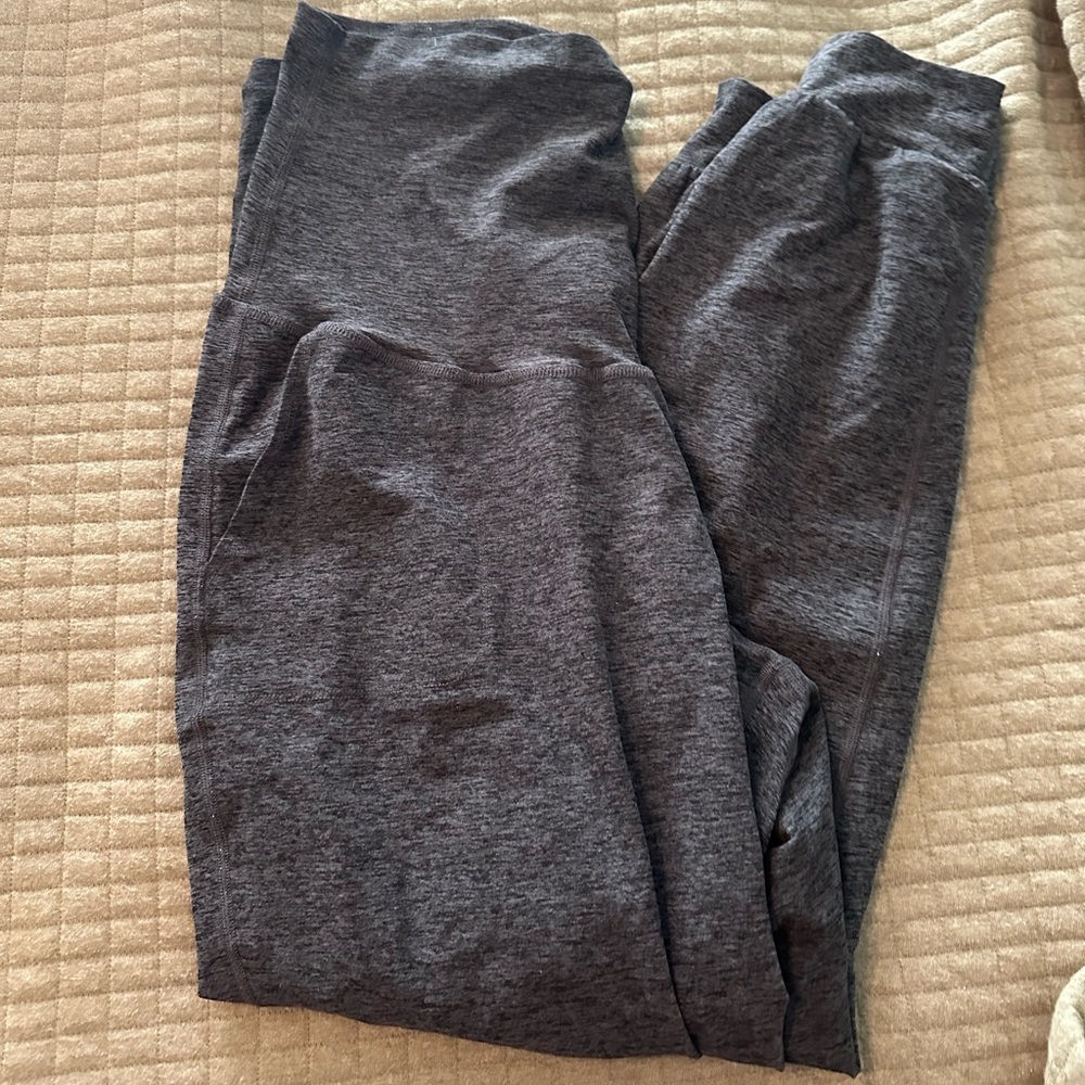 Beyond Yoga, Beyond the Bump Maternity Pregnancy Joggers dark grey